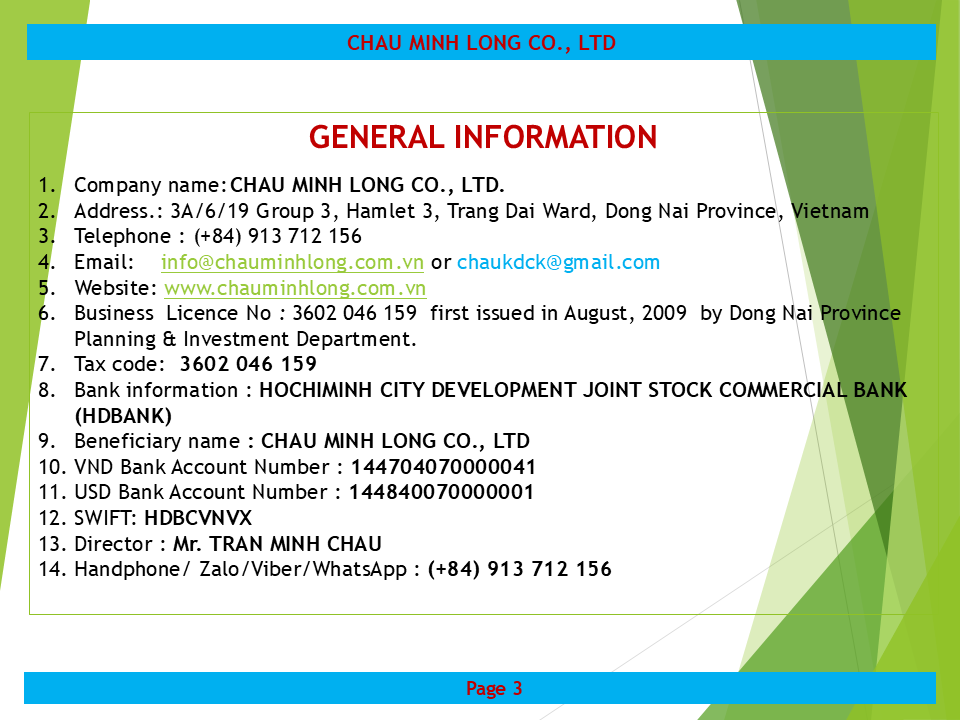 profile ch&acirc;u minh long 